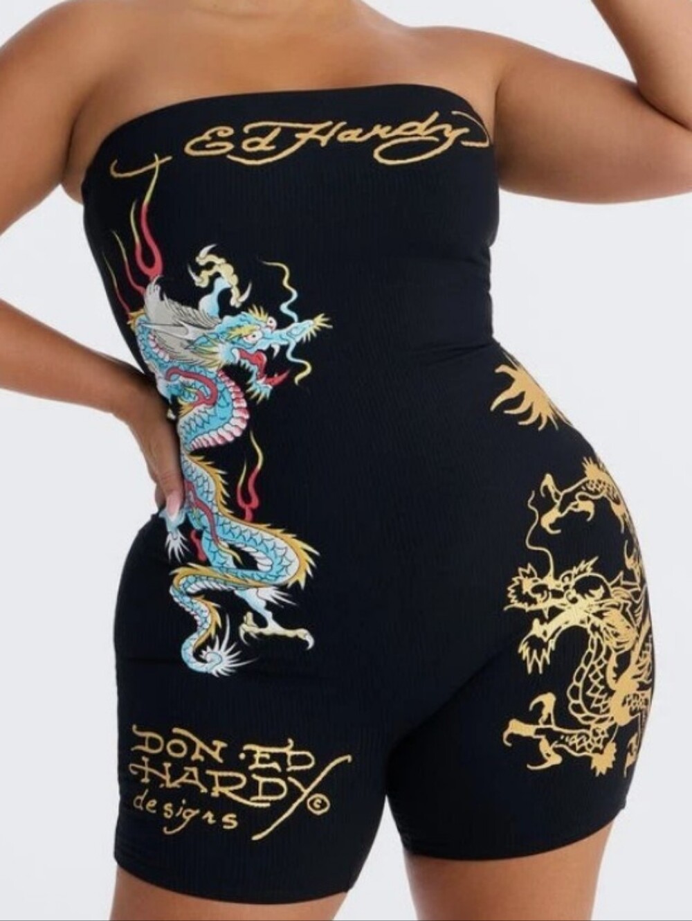 ๐NWT Ed Hardy Romper-Strapless - Picture 6 of 10